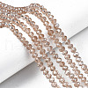 Electroplate Glass Beads Strands EGLA-A034-T3mm-B24-1