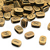  52Pcs 26 Styles Tibetan Style Alloy Slide Charms FIND-TA0003-80-2