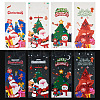 40Pcs 4 Styles  Christmas Theme OPP Self-adhesive Cookie & Snacks Package Bags CON-TAC0010-90A-3