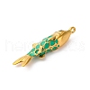 304 Stainless Steel Enamel Pendants STAS-I331-28G-3