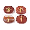 4Pcs 4 Styles Natural Carnelian Display Decorations G-F786-02C-02-1