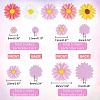 Flatback Hair & Costume Accessories Ornaments Resin Flower Daisy Cabochons CRES-PH0003-18-2