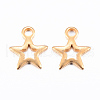 Ion Plating(IP) 304 Stainless Steel Charms X-STAS-H392-01G-1