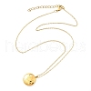 304 Stainless Steel Clear Cubic Zirconia Constellation Pendant Necklaces NJEW-R021-02G-12-4