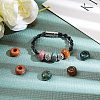 Natural Indian Agate European Beads G-NB0001-33B-5