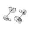 304 Stainless Steel Stud Earring Findings STAS-V003-10P-04-2