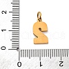 304 Stainless Steel Charms STAS-A106-01G-02-3