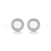 Elegant S925 Silver Drop Earrings with Zirconia XC4158-1