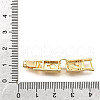 Brass Micro Pave Clear Cubic Zirconia Fold Over Clasps KK-R222-03G-3