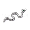 Brass Micro Pave Cubic Zirconia Pendants KK-Q042-01P-3