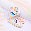 Alloy Resin Pendants PW-WGED829-02-1