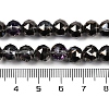 Transparent Electroplate Glass Beads Strands EGLA-N002-34C-C21-4