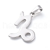 304 Stainless Steel Pendants STAS-L210-06I-P-1