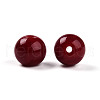 Opaque Solid Color Glass Beads GLAA-N007-10mm-A04-2