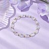 Glass Bear Beaded Stretch Bracelets for Women BJEW-JB10671-2