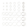 Yilisi 52Pcs 10 Style Brass Linking Rings KK-YS0001-07-2