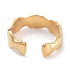 304 Stainless Steel Open Cuff Rings for Women RJEW-K273-14G-3