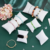 DICOSMETIC 10Pcs 2 Styles Leather & Velvet Pillow Jewelry Bracelet Watch Displays BDIS-DC0001-01-5