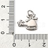 Brass Micro Pave Cubic Zirconia Pendants KK-P308-64P-3