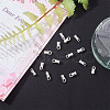 Tibetan Style Alloy Cord Ends PALLOY-NB0001-04S-4