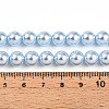 Baking Painted Pearlized Glass Pearl Bead Strands HY-N002-8mm-A05-5