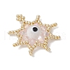 Glass Seed Beaded Star Pendants PALLOY-MZ00624-01-3