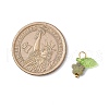 10Pcs Natural Unakite Flower Charms PALLOY-JF03765-07-2