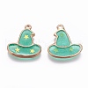 Alloy Enamel Pendants ENAM-L017-D-3