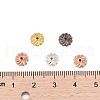 Brass Flower Bead Caps X-KK-O043-02-4