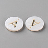 Natural Freshwater Shell Pendants SHEL-Q311-008A-3