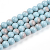 Baking Painted Glass Beads Strands DGLA-N012-10mm-06-1