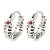 316 Surgical Stainless Steel Hoop Earrings EJEW-D096-09P-AS-1