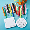 Cheriswelry Bracelet Knitting Tray TOOL-CW0001-02-5
