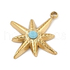 304 Stainless Steel Pendants STAS-P380-60G-2