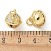 Brass Micro Pave Cubic Zirconia Pendants KK-K298-33G-3