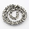 Handmade Printed Porcelain Round Beads Strands PORC-L004-6mm-07-2