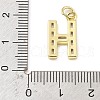 Brass Micro Pave Cubic Zirconia Pendants KK-V014-01G-08-3