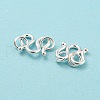 925 Sterling Silver S-Hook Clasps STER-K175-06A-S-3