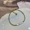 Mother's Day Jewellery Faceted Cubic Zirconia Beaded Bracelets WG13B90-01-1