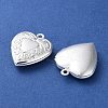 Rack Plating Brass Locket Pendants KK-F090-03S-2