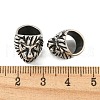 316 Surgical Stainless Steel Large Hole Beads STAS-Q326-05AS-03-3