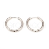 Brass Huggie Hoop Earrings X-KK-D160-55P-1