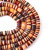 Handmade Polymer Clay Beads Strands CLAY-R089-6mm-T02B-21-5