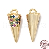 925 Sterling Silver Micro Pave Cubic Zirconia Charms STER-I010-12G-3