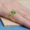 Frog Alloy Enamel Cuff Rings FS-WG3B32A-01-1