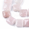 Natural Rose Quartz Beads Strands G-N326-140A-3