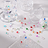 AHADERMAKER 200Pcs 20 Colors Handmade Lampwork Beads LAMP-GA0001-11-5