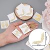 Olycraft 9Pcs 9 Styles Custom Carbon Steel Self-adhesive Picture Stickers DIY-OC0009-22A-2