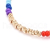 Glass Seed Beads Stretch Bracelets BJEW-JB06294-6