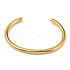 Ion Plating(IP) 304 Stainless Steel Simple Thin Cuff Bangles X-BJEW-P296-02G-6